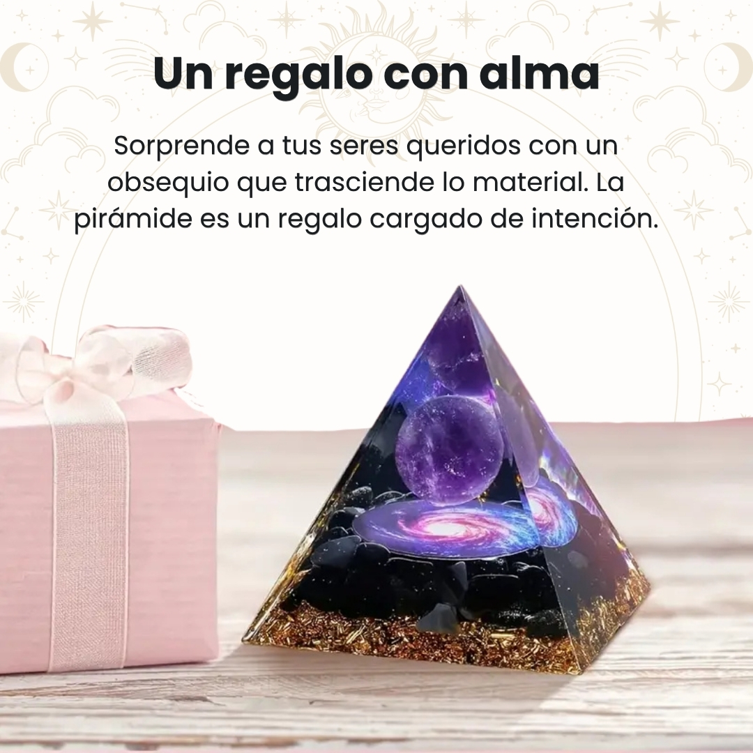 Miniatura 5 de PIRÁMIDE ENERGÉTICA CRISTAL Y AMATISTA